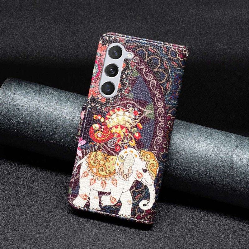 Fodral Samsung Galaxy S23 5G Tribal Elefant