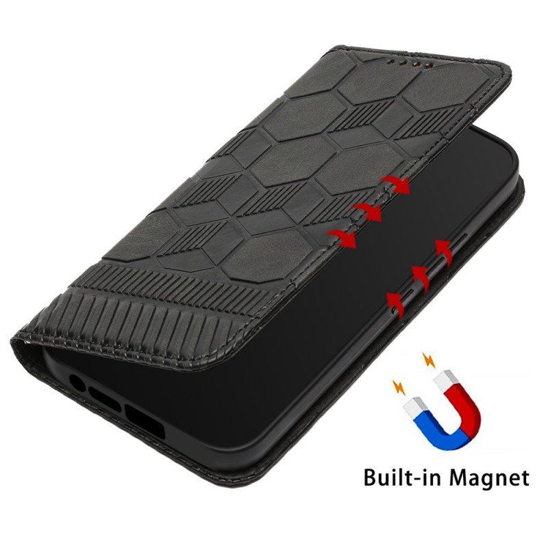 Fodral Samsung Galaxy S23 Ultra 5G Med Kedjar Strappy Fotboll Stil