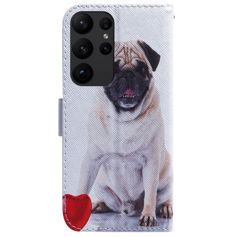 Fodral Samsung Galaxy S23 Ultra 5G Mops Hund