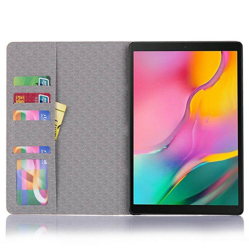 Fodral Samsung Galaxy Tab A7 Lite Krokodil Textur