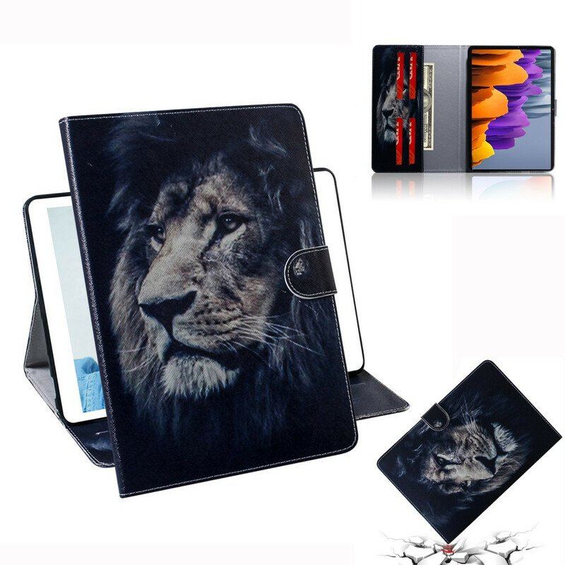 Fodral Samsung Galaxy Tab S8 / Tab S7 Lejonhuvud