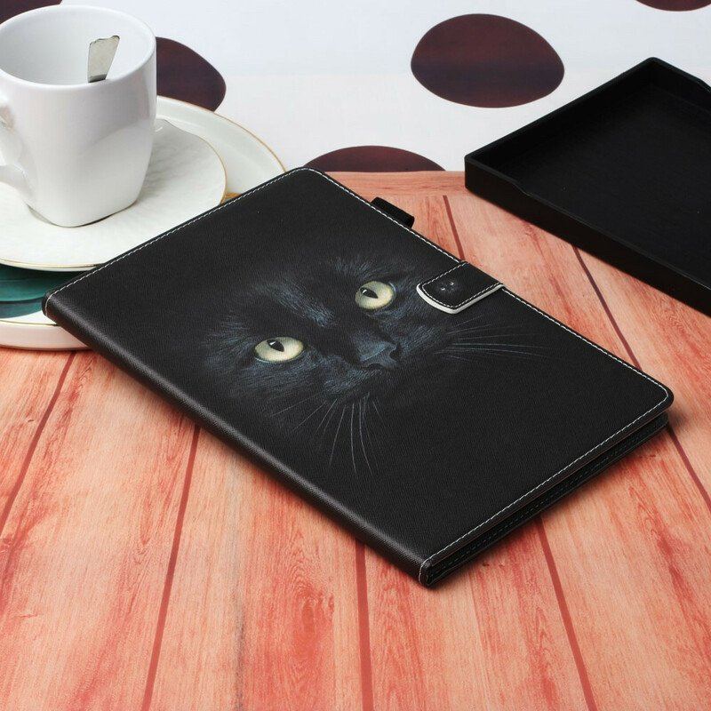 Fodral Samsung Galaxy Tab S8 / Tab S7 Svart Katt