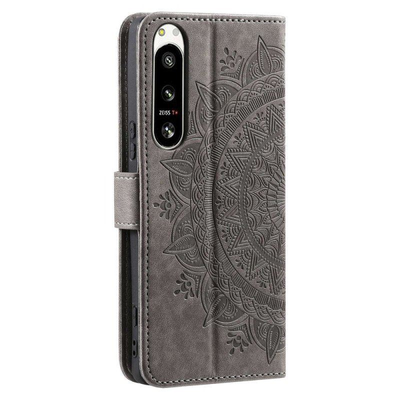 Fodral Sony Xperia 5 IV Med Kedjar Strappy Sun Mandala