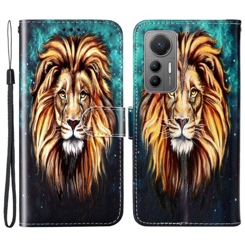 Fodral Xiaomi 12 Lite Med Kedjar Lanyard Lion