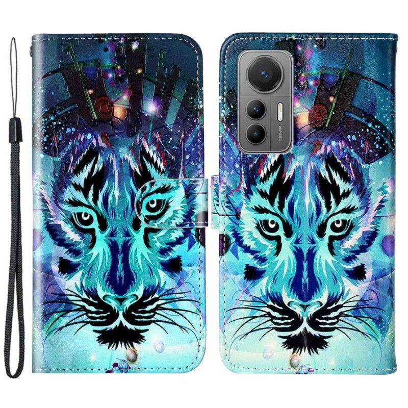 Fodral Xiaomi 12 Lite Tiger Med Snodd