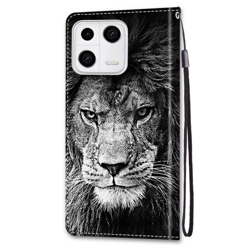 Fodral Xiaomi 13 Med Kedjar Lanyard Lion