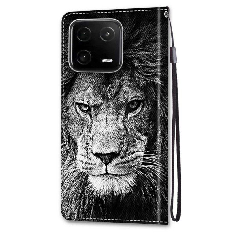 Fodral Xiaomi 13 Pro Med Kedjar Lanyard Lion