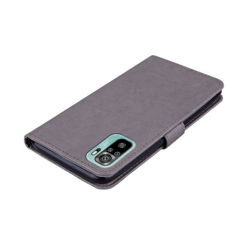 Fodral Xiaomi Redmi Note 10 / 10S Uggla Mandala Och Lanyard