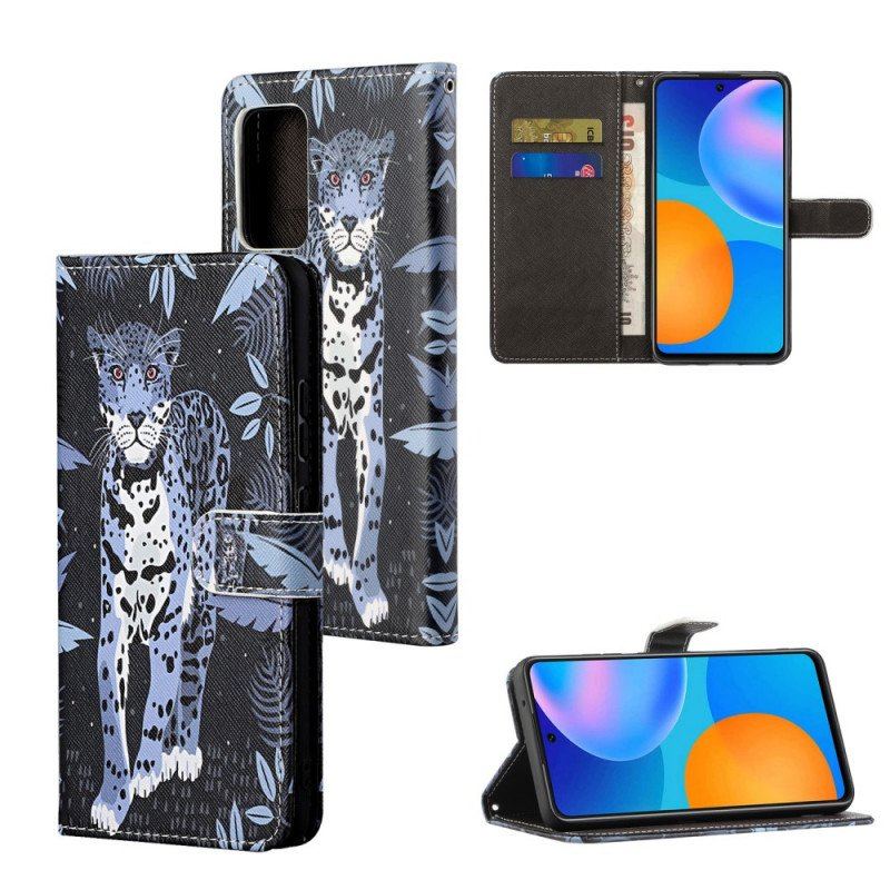 Fodral Xiaomi Redmi Note 11 / 11S Med Kedjar Strappy Leopard