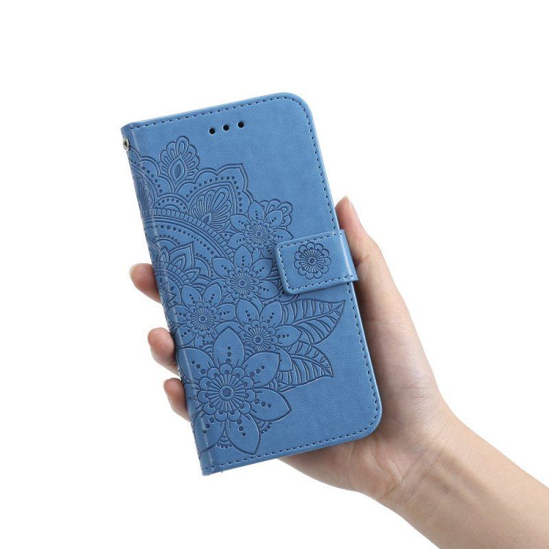 Fodral Xiaomi Redmi Note 12 Pro Plus Med Kedjar Rem Blommandala