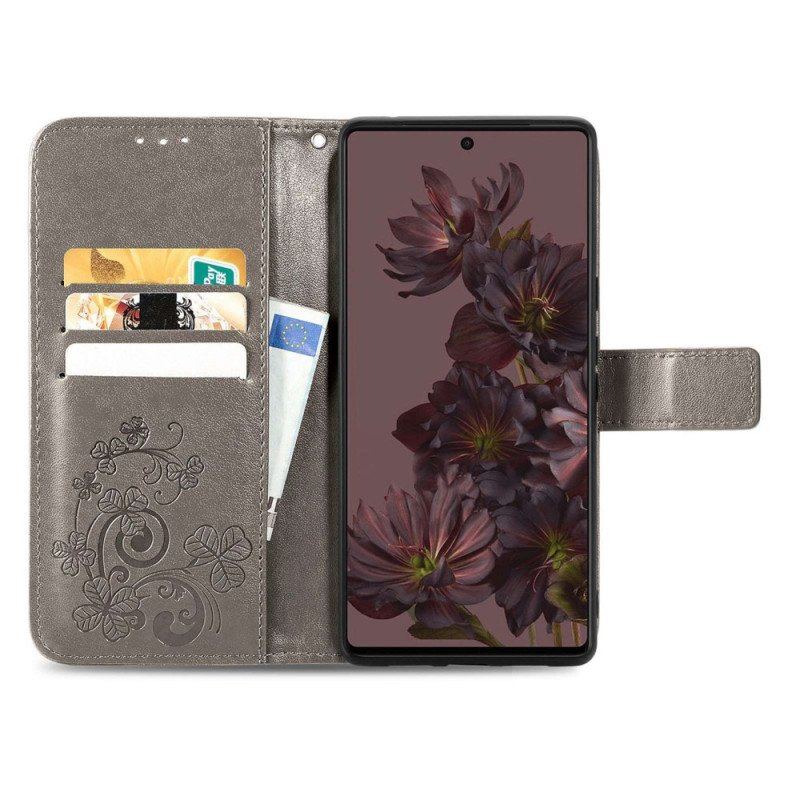 Folio-fodral Google Pixel 7 Asiatiska Blommor