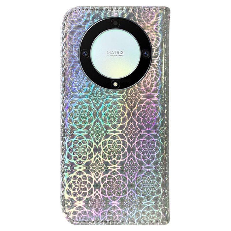 Folio-fodral Honor Magic 5 Lite Disco-stil