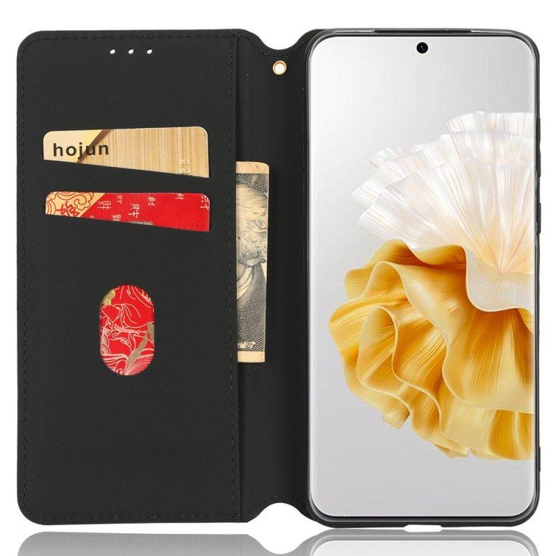 Folio-fodral Huawei P60 Pro Läderfodral 3d-mönster