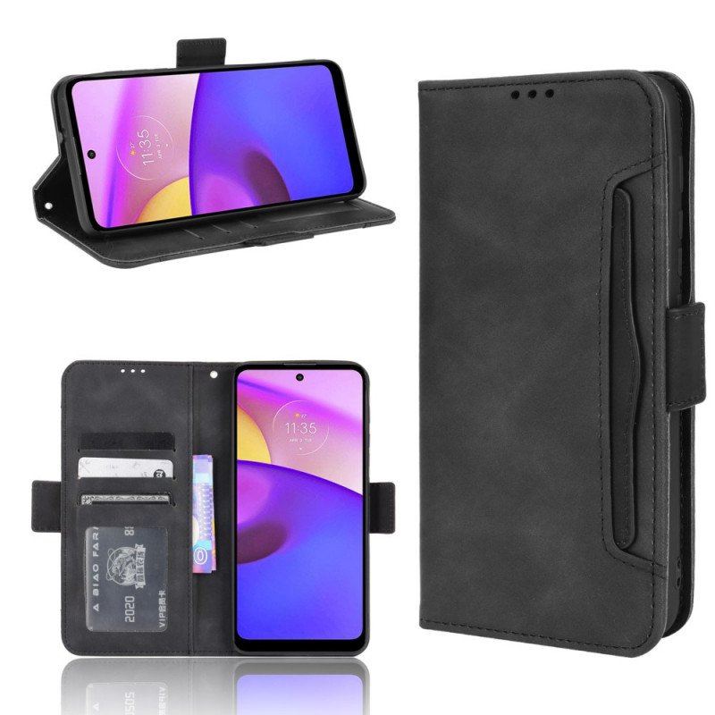 Folio-fodral Moto E40 / E30 / E20 Multi-card Premier Class