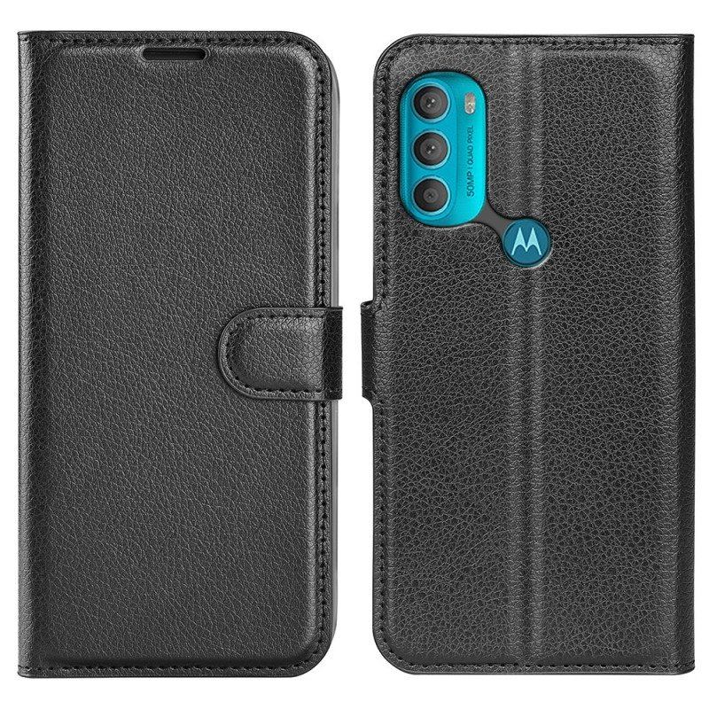 Folio-fodral Moto G71 5G Klassisk