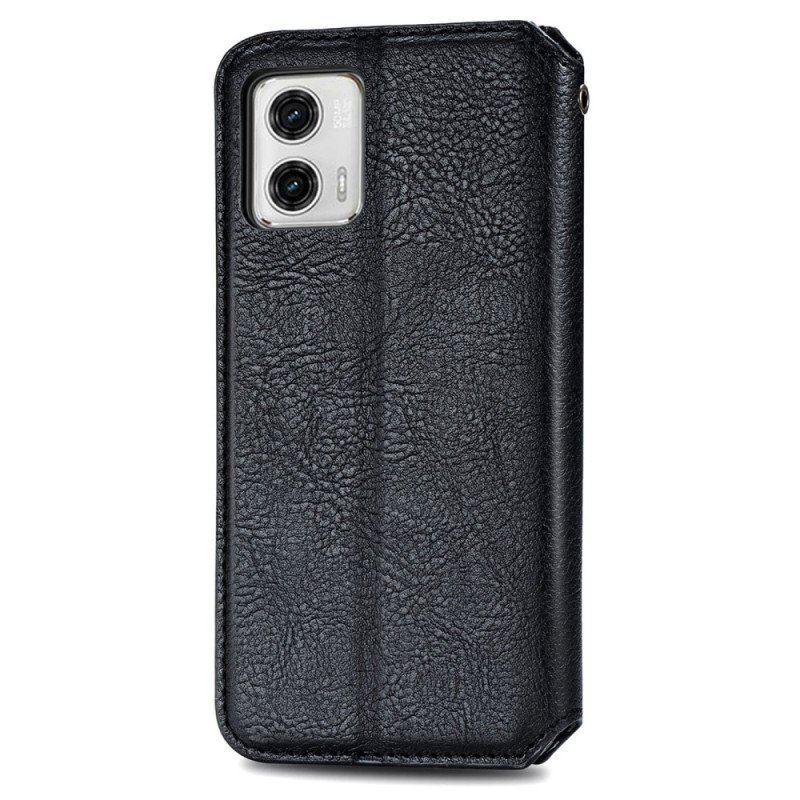 Folio-fodral Moto G73 5G Läderfodral 3d-mönster