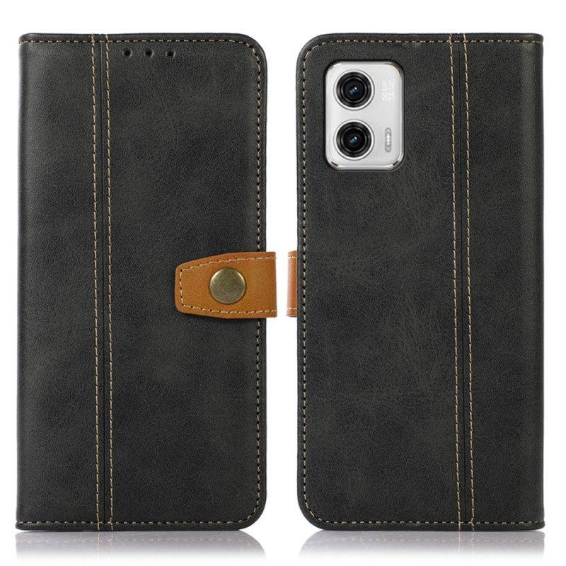 Folio-fodral Moto G73 5G Webbing