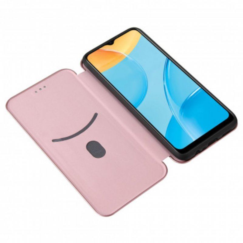 Folio-fodral Oppo A15 Läderfodral Färgad Kolsilikon