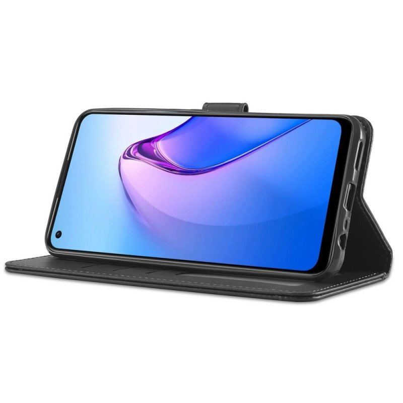 Folio-fodral Oppo Reno 8 Pro Fuskläder Lc.imeeke