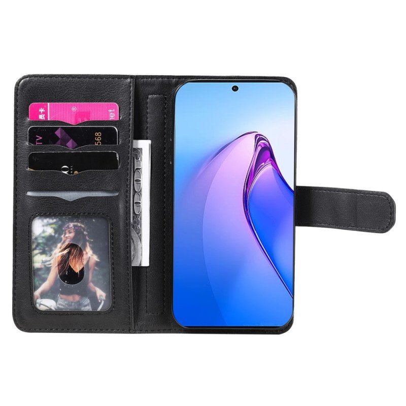 Folio-fodral Oppo Reno 8 Pro Korthållare