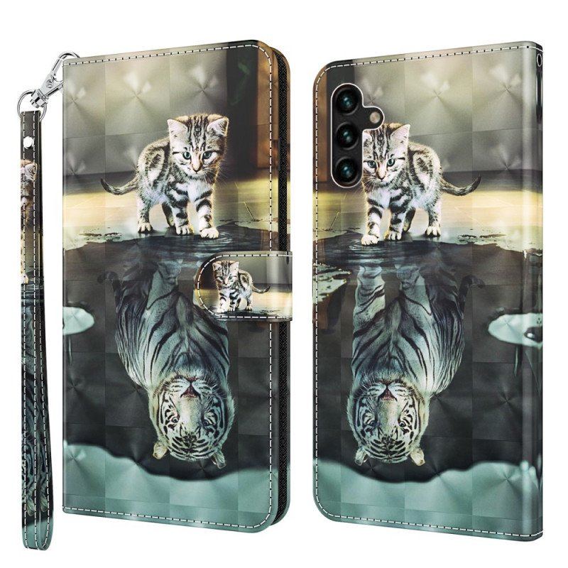 Folio-fodral Samsung Galaxy A13 5G / A04s Ernest Tigern