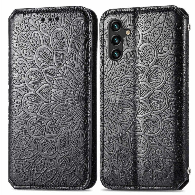 Folio-fodral Samsung Galaxy A13 5G / A04s Läderfodral Mandala