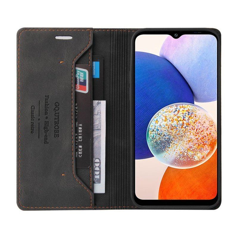 Folio-fodral Samsung Galaxy A14 / A14 5G Faux Läder Gq.utrobe