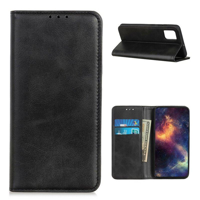 Folio-fodral Samsung Galaxy A52 4G / A52 5G / A52s 5G Läderfodral Vintage Split Läder