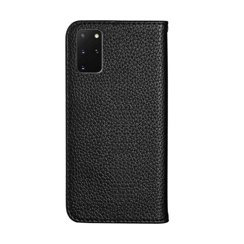 Folio-fodral Samsung Galaxy S20 Plus / S20 Plus 5G Läderfodral Litchi Ultra Chic Konstläder