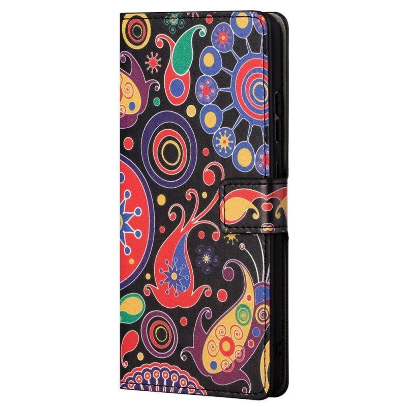 Folio-fodral Samsung Galaxy S23 Plus 5G Paisley