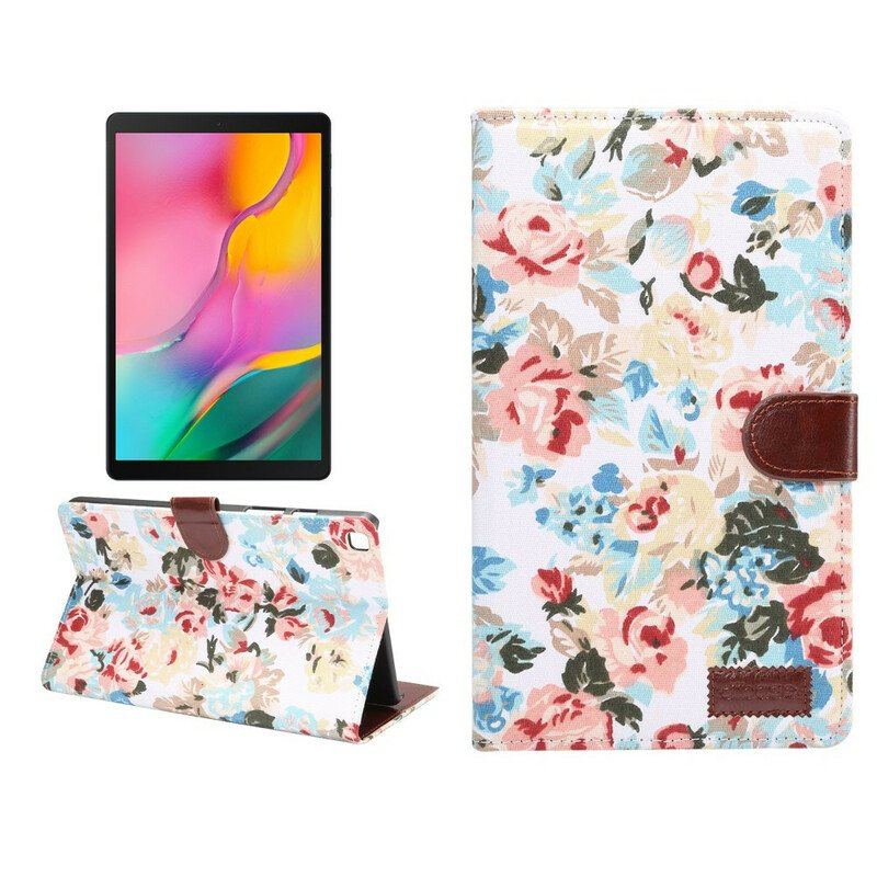 Folio-fodral Samsung Galaxy Tab A7 Lite Liberty Blommor