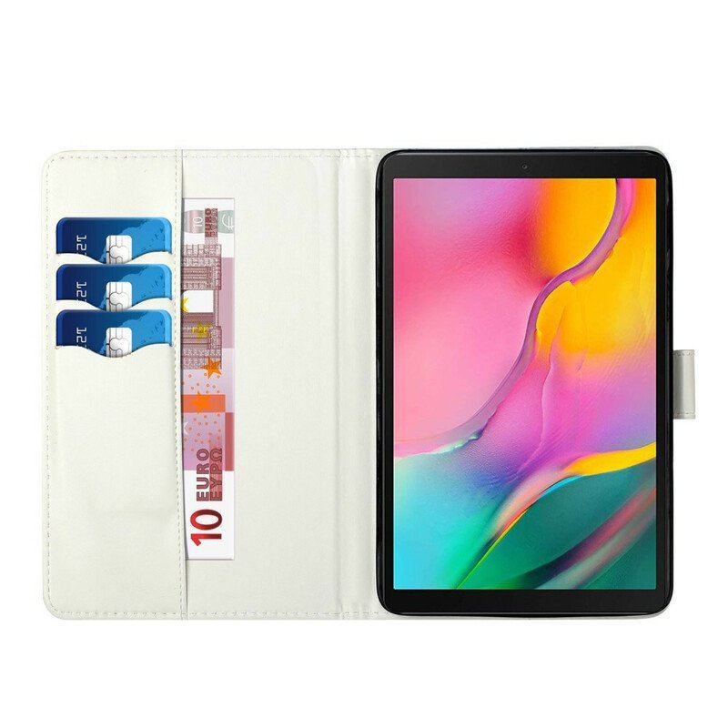 Folio-fodral Samsung Galaxy Tab S8 Plus / Tab S7 Plus Tiger Art