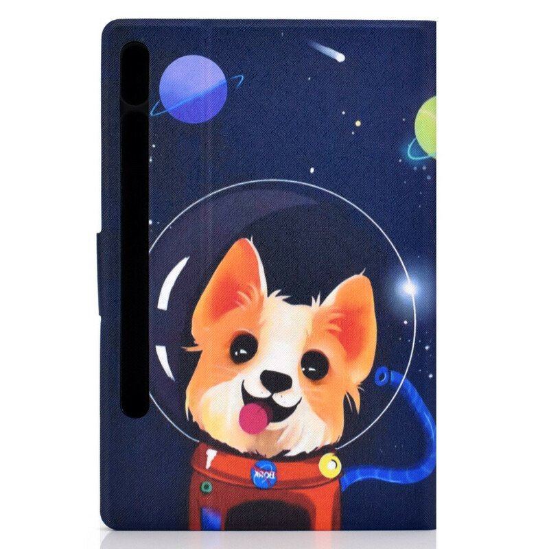 Folio-fodral Samsung Galaxy Tab S8 / Tab S7 Rymdhund