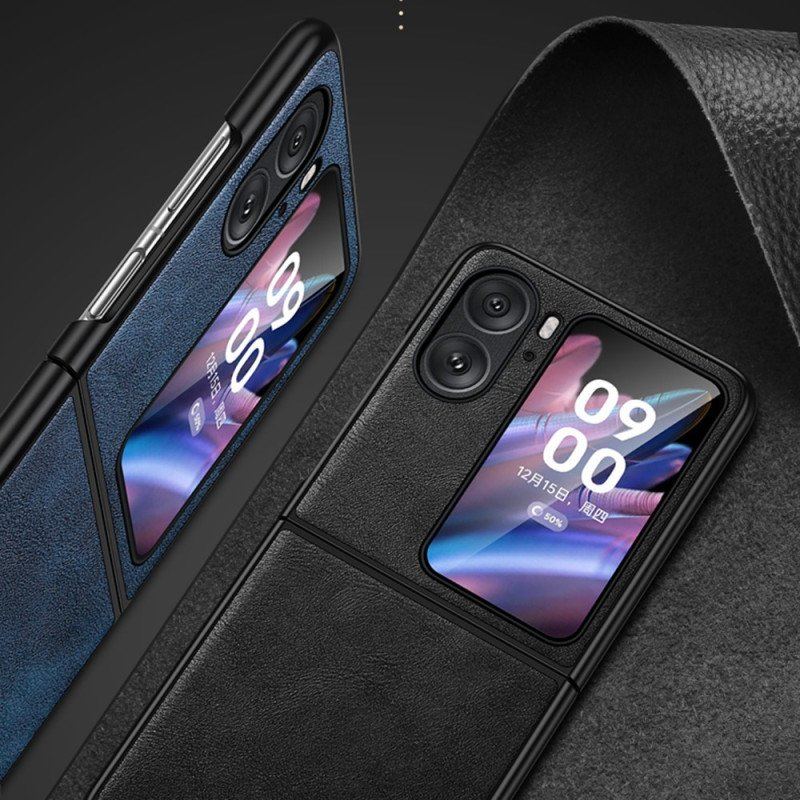 Folio-fodral Skal Oppo Find N2 Flip Läderfodral Sulada Lädereffekt