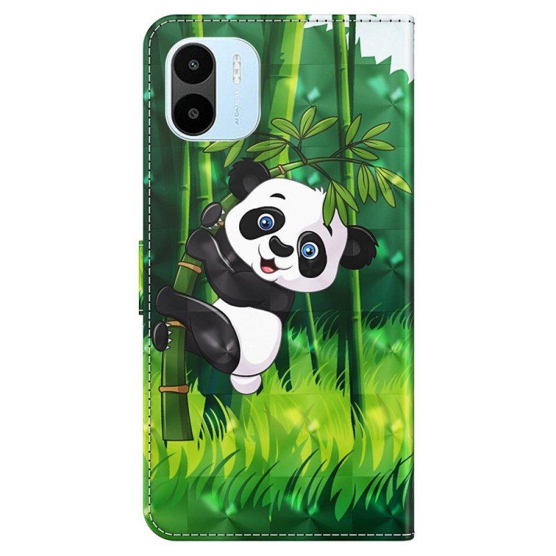 Folio-fodral Xiaomi Redmi A1 Panda Och Bambu