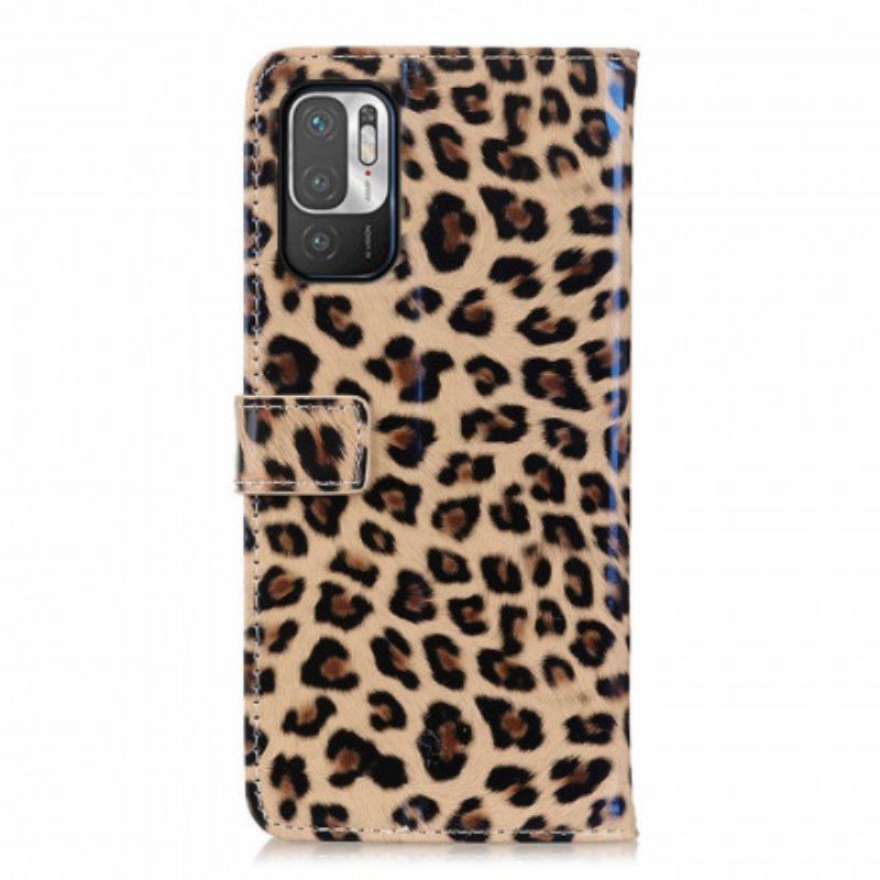 Folio-fodral Xiaomi Redmi Note 10 5G Leopard