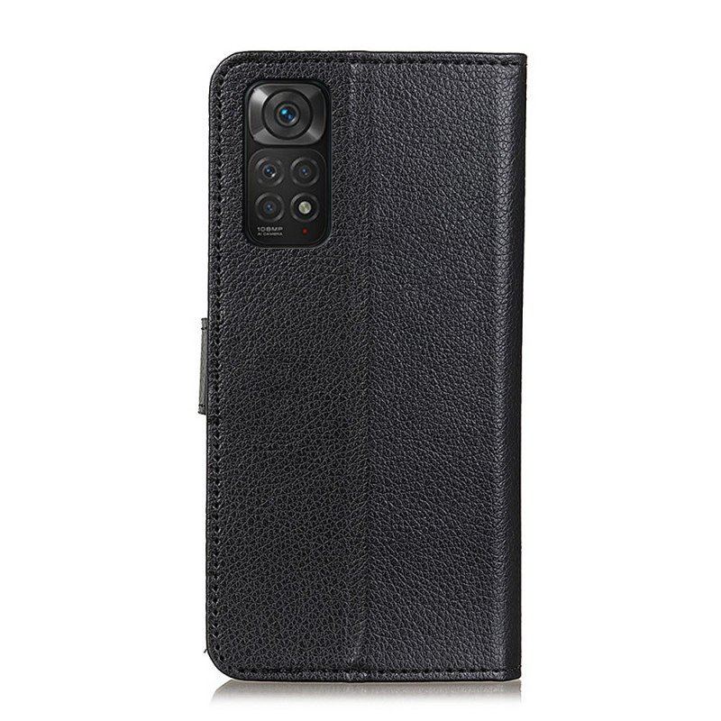 Folio-fodral Xiaomi Redmi Note 11 / 11S Traditionellt Litchi