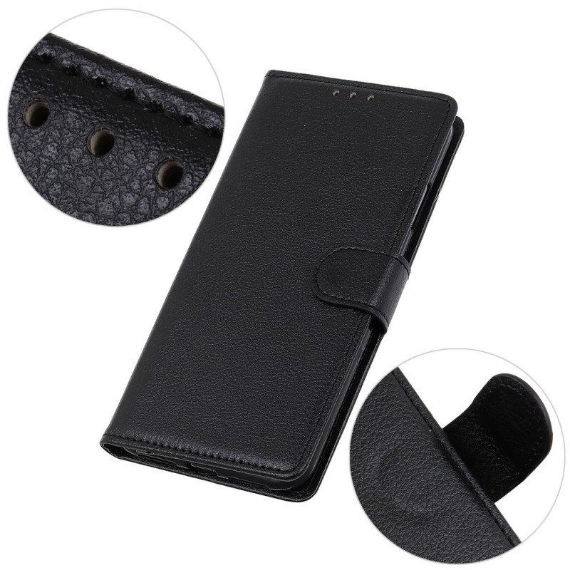 Folio-fodral Xiaomi Redmi Note 11 / 11S Traditionellt Litchi