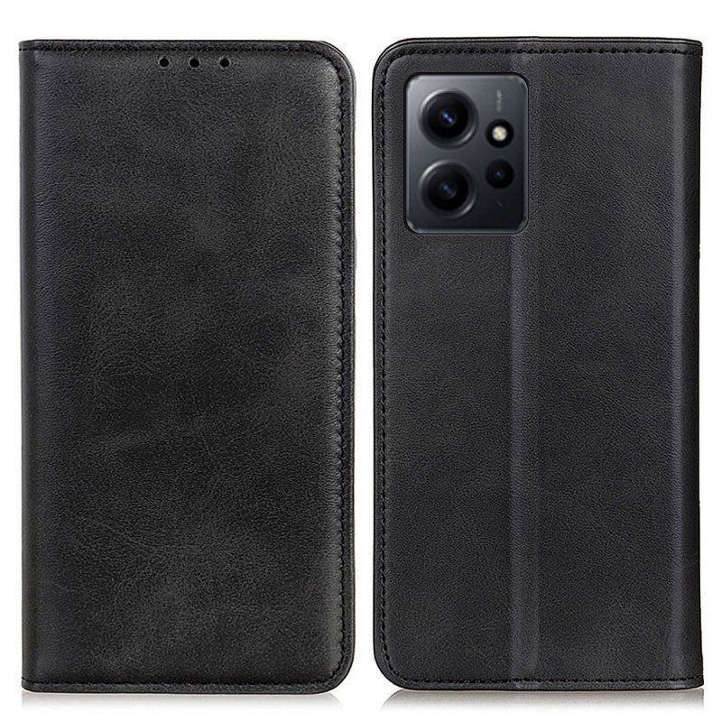 Folio-fodral Xiaomi Redmi Note 12 4G Läderfodral Elegance Split Läder