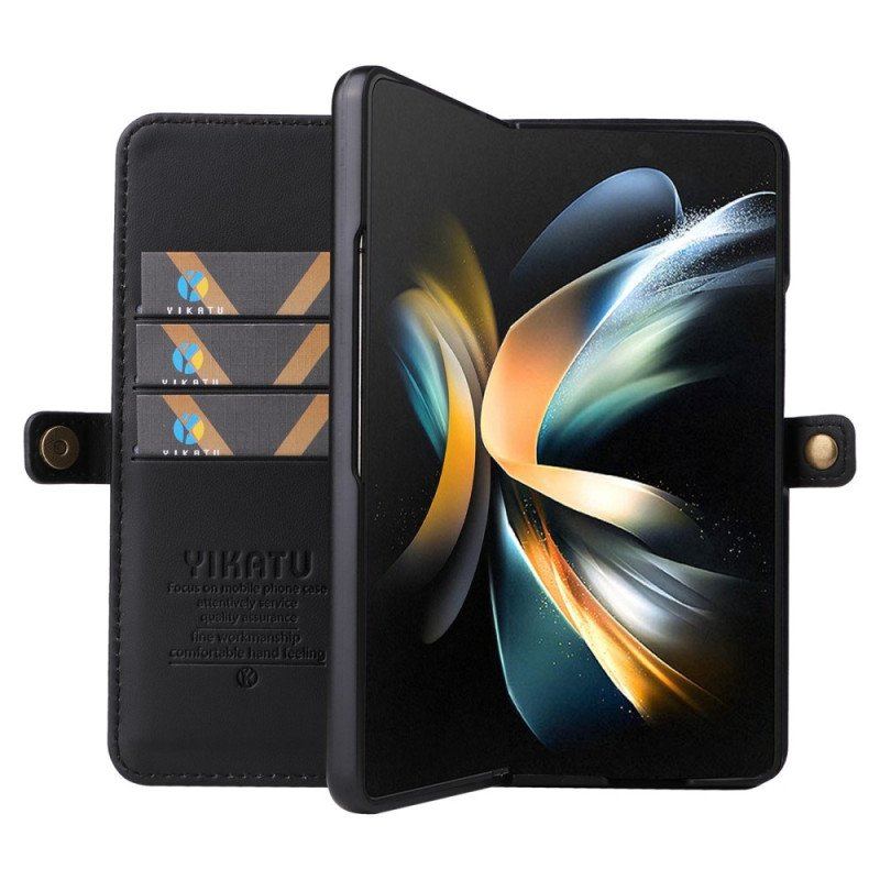 Läderfodral Samsung Galaxy Z Fold 4 Yikatu Yk-001