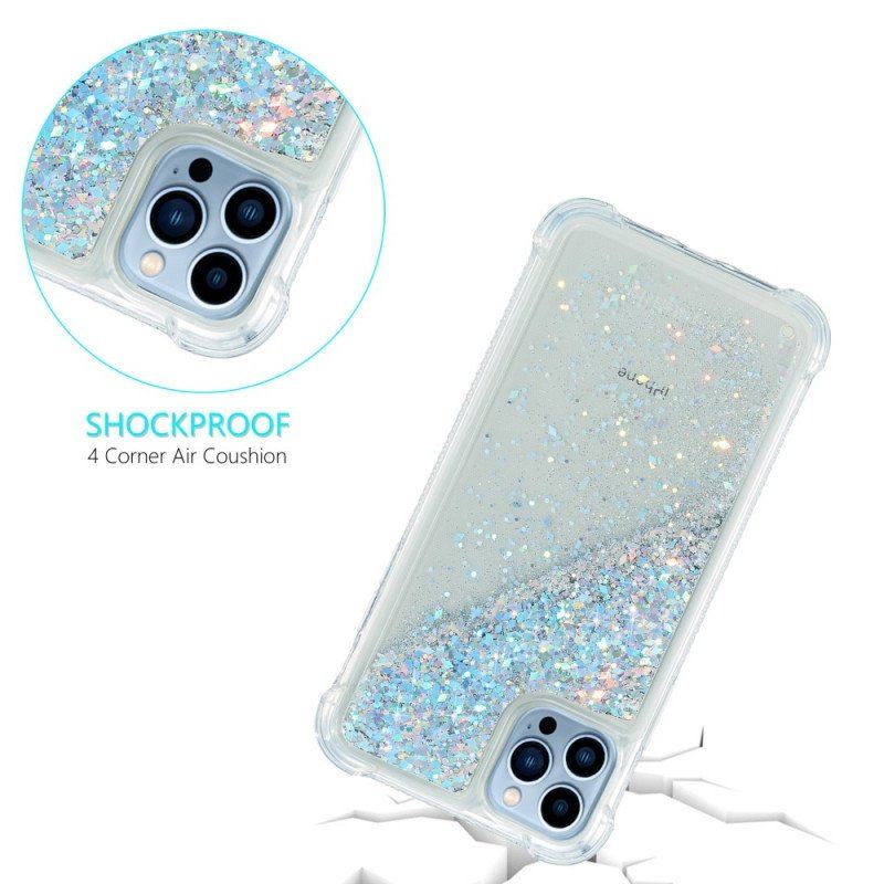 Mobilskal iPhone 15 Pro Glitter