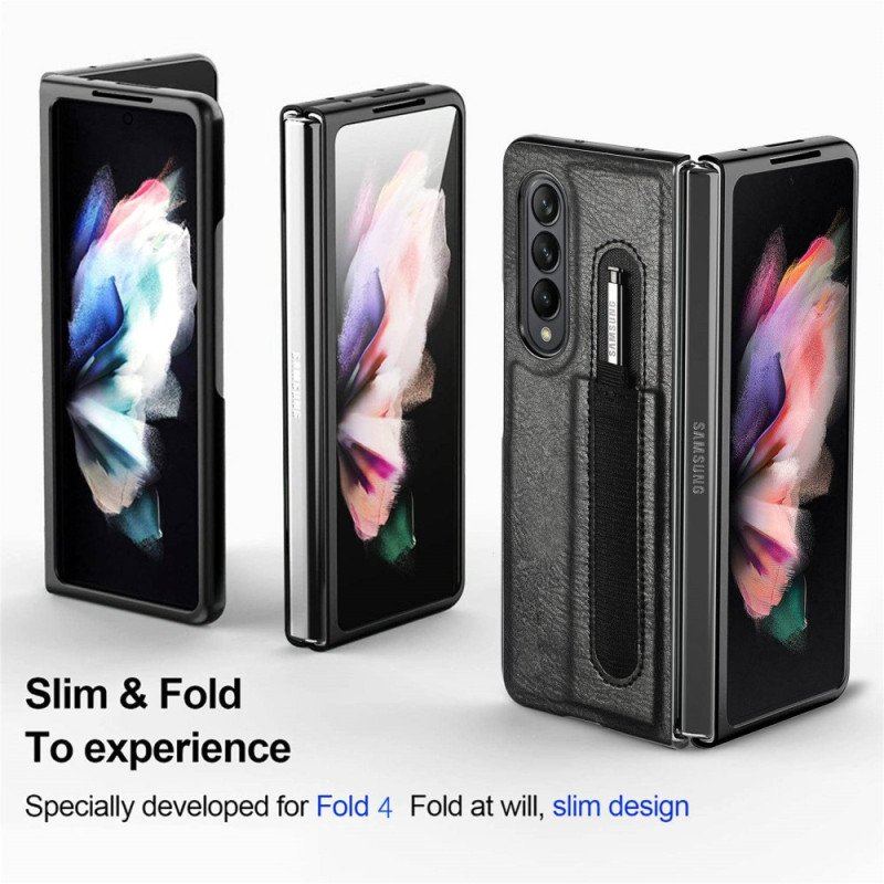 Mobilskal Samsung Galaxy Z Fold 4 Stylus I Konstläder