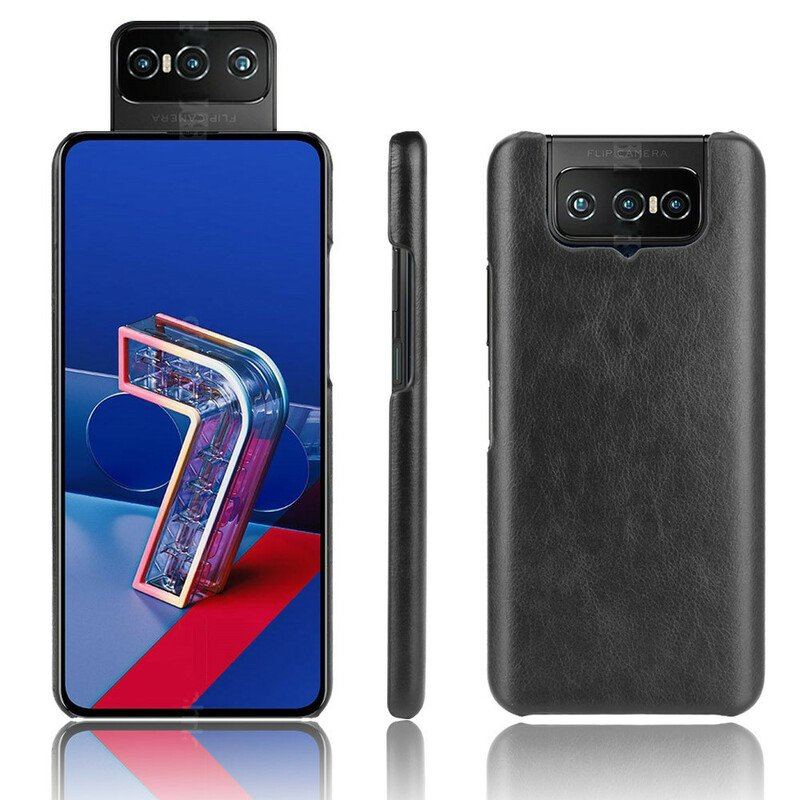 Skal Asus Zenfone 7 / 7 Pro Litchi Lädereffekt