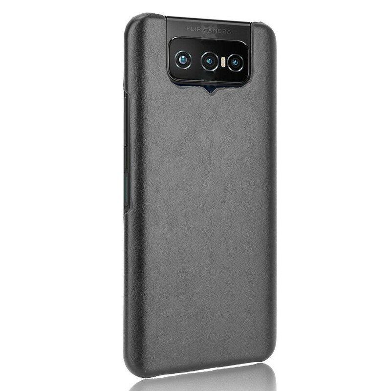 Skal Asus Zenfone 7 / 7 Pro Litchi Lädereffekt