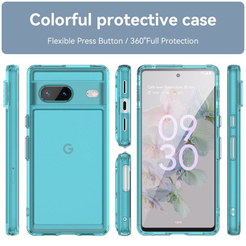 Skal Google Pixel 7 Transparent Candy Series