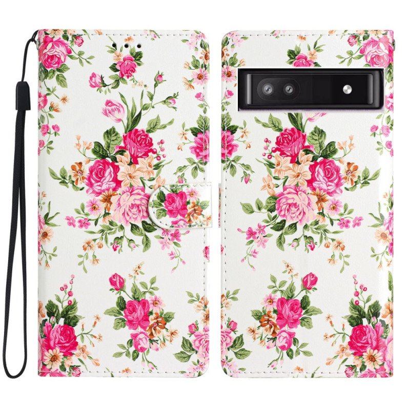 Skal Google Pixel 7A Liberty Blommor