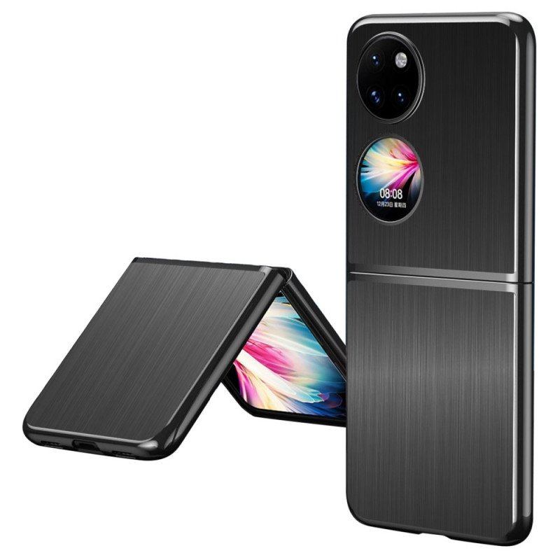 Skal Huawei P50 Pocket Borstad Metalleffekt