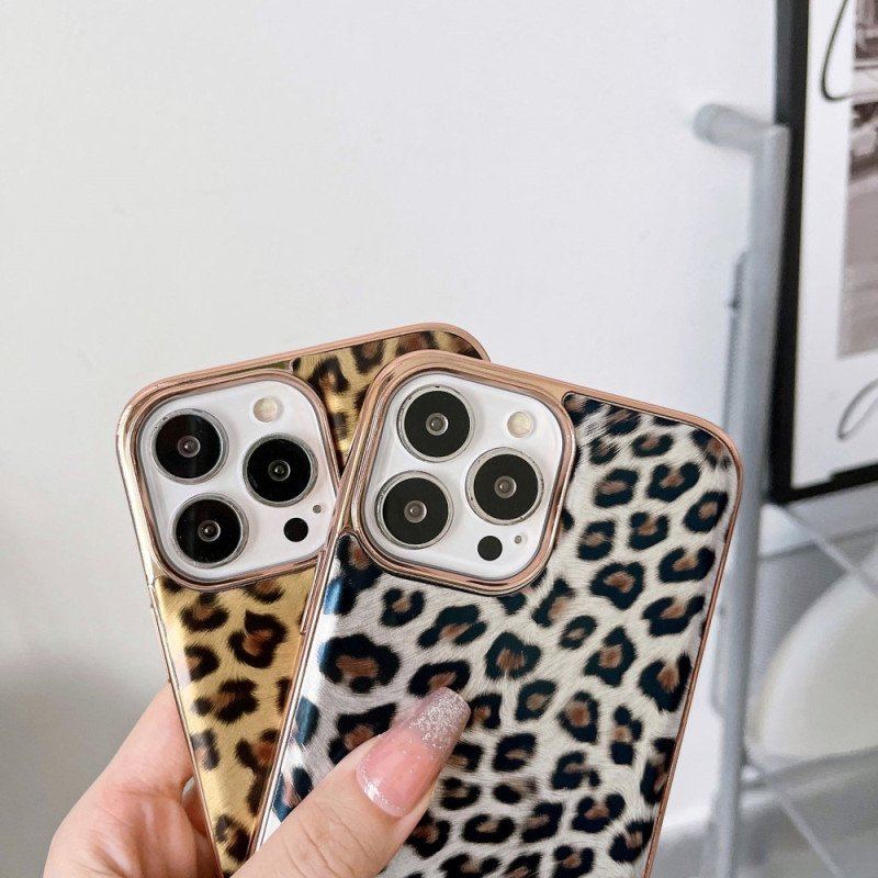 Skal iPhone 14 Leopardhudeffekt