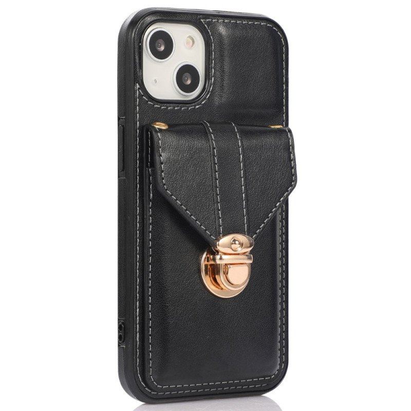 Skal iPhone 14 Plånboksfodral Crossbody Plånbok