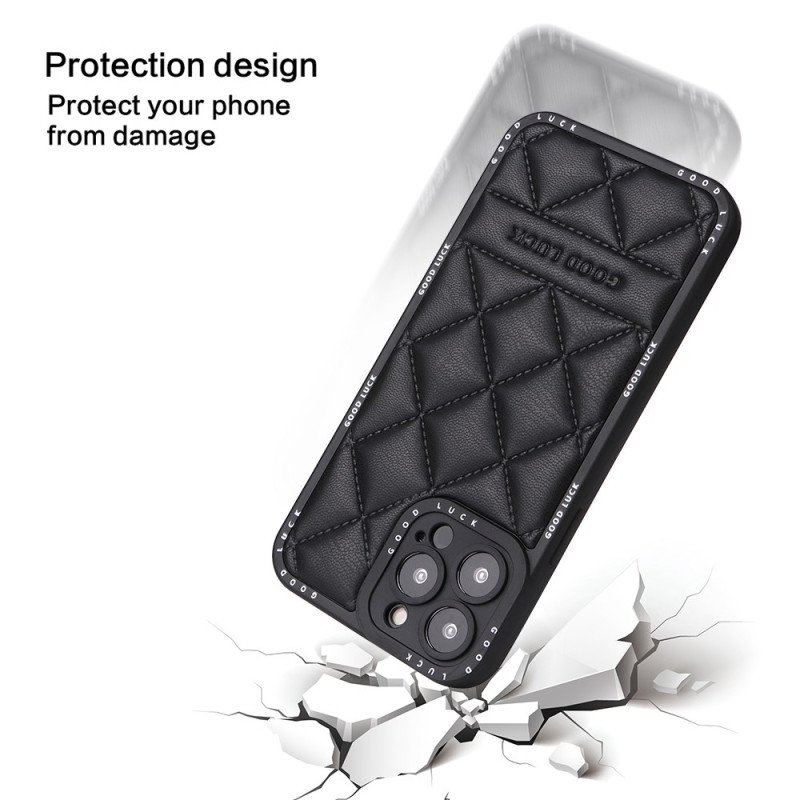 Skal iPhone 14 Pro Max Lycka Till Quilted